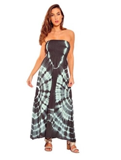 Riviera Sun Rasta Maxi Summer Dress for Women Long Sundress with Removable Straps