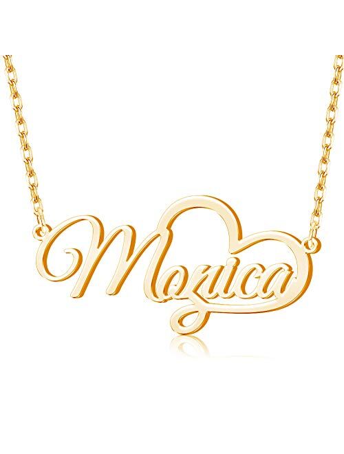 Custom Name Necklace Personalized, Customized Charm Necklace Jewelry Gift for Women