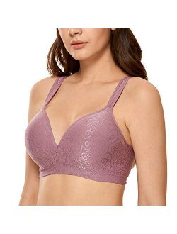 Women's Full Coverage Lightly Padded Support Wireless Bra