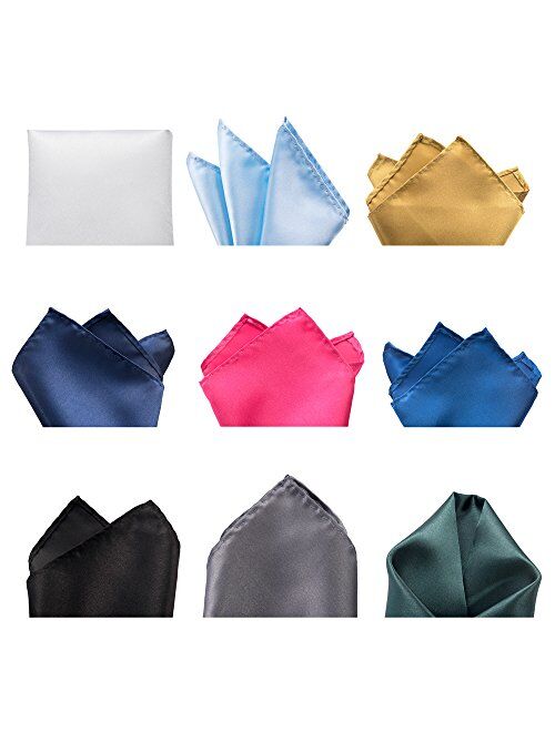 Mens Pocket Squares Handkerchief For Wedding Party (12/30 Pcs)