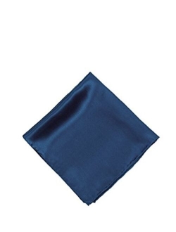 12" Pocket Square By Elite Solid In Silk Wedding