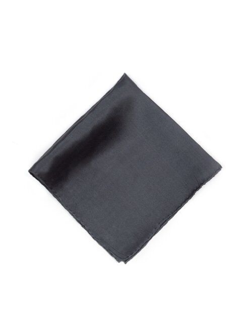 12" Pocket Square By Elite Solid In Silk Wedding