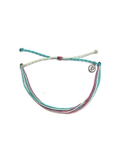 Pura Vida Anklet 100% Waterproof, Wax-Coated with Iron-Coated Copper Charm