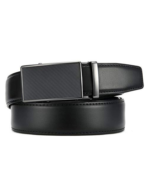 CHAOREN Ratchet Belts for Men 2-Pack - Stylish Leather Belts in