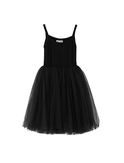 Baby Girls Tutu Dress Sleeveless Infant Toddler Sundress Tulle Bubble 5 Layers