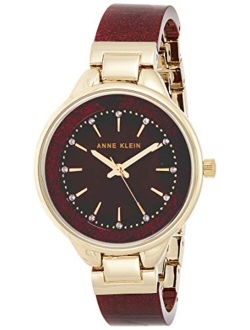 Women's Swarovski Crystal Accented Resin Bangle Watch