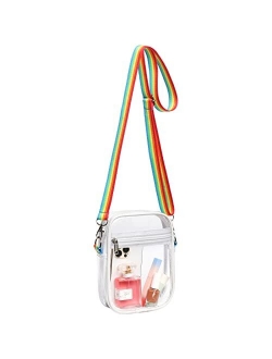 Clear Bag, F-color Clear Stadium Bag NFL, BTS Approved Concert Purse for Women