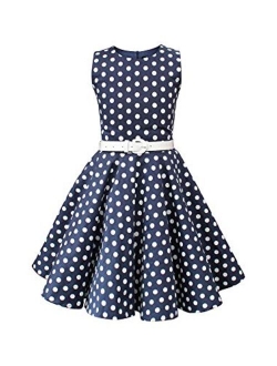 BlackButterfly Kids 'Audrey' Vintage Polka Dot 50's Girls Dress