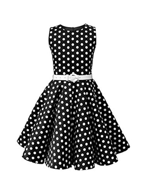 BlackButterfly Kids 'Audrey' Vintage Polka Dot 50's Girls Dress