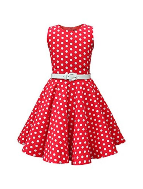 BlackButterfly Kids 'Audrey' Vintage Polka Dot 50's Girls Dress