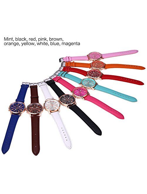 Women's Wholesale 10 Assorted Platinum Watch Fashion Quartz Watch