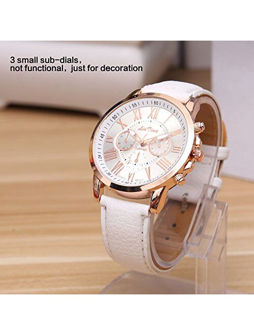 Women's Wholesale 10 Assorted Platinum Watch Fashion Quartz Watch