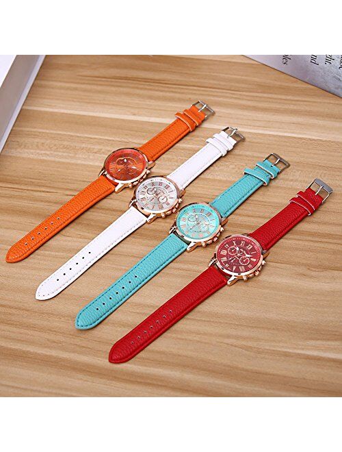 Women's Wholesale 10 Assorted Platinum Watch Fashion Quartz Watch