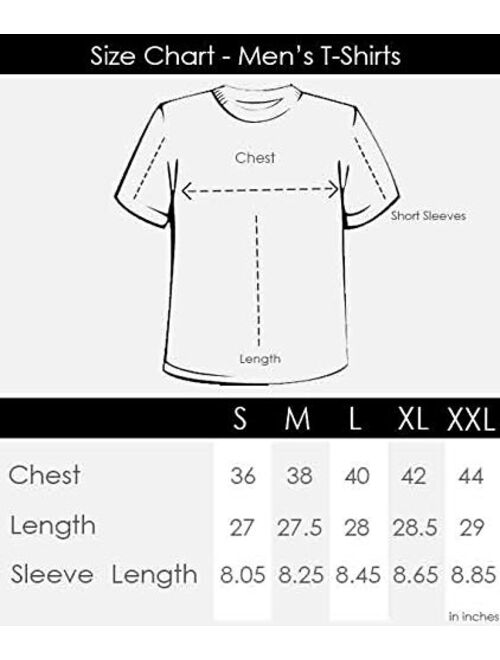 AELOMART Men's Cotton Crew Neck Short Sleeve T Shirt