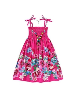 Baby Girls Rainbow Dress Toddler Princess Sleeveless Halter Beach Tutu Sundress