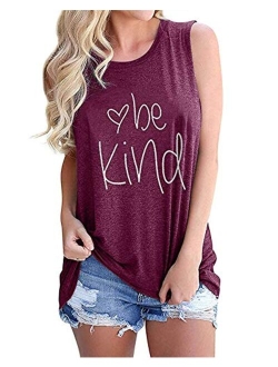 Be Kind T Shirts Women Cute Graphic Blessed Shirt Funny Inspirational Teacher Fall Tees Tops