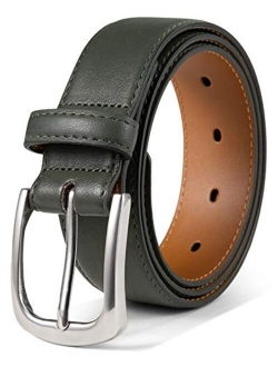 Mens Belt,Bulliant Genuine Leather Belt for Men's Dress Jeans Golf Belt