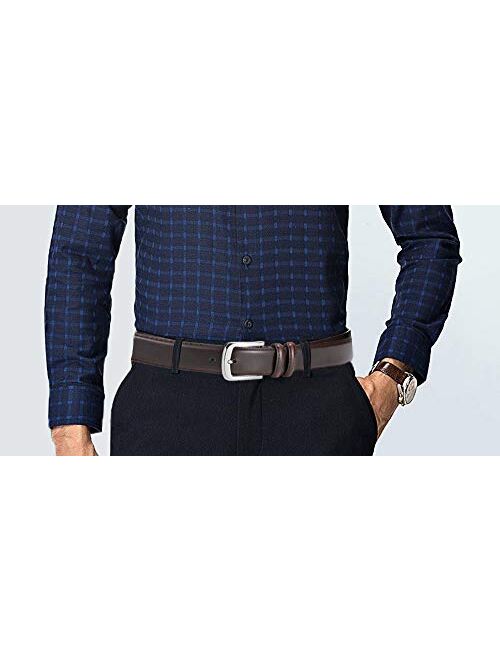 Mens Belt,Bulliant Genuine Leather Belt for Men's Dress Jeans Golf Belt