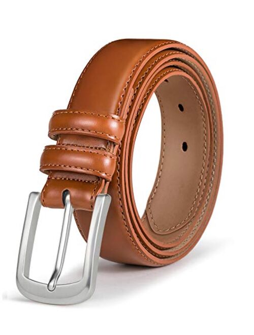 Mens Belt,Bulliant Genuine Leather Belt for Men's Dress Jeans Golf Belt