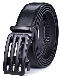 Men Belts Leather Male Slide Ratchet Work Dress Strap w Interchangeable Buckle Beltox