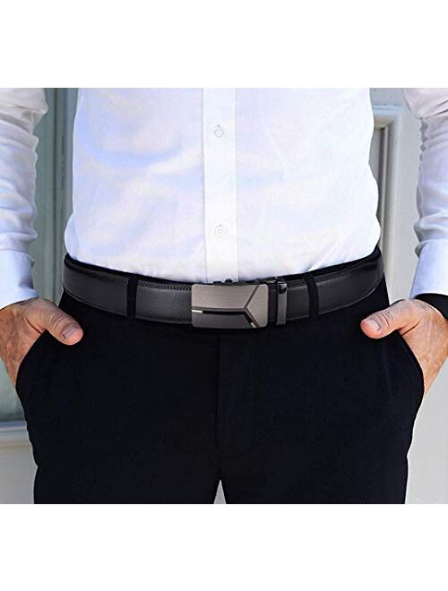 Buy MOZETO Ratchet Belts for Men, 1 3/8 inches Slide Belts for Men ...