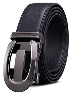 Katusi Men's Belt Genuine Leather Adjustable Kts94