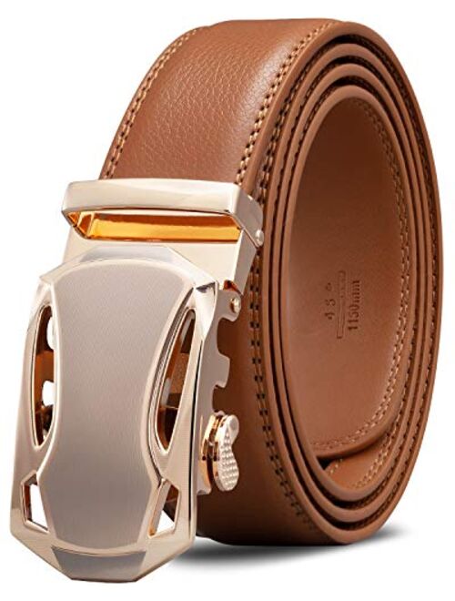 Katusi Men's Belt Genuine Leather Adjustable Kts94