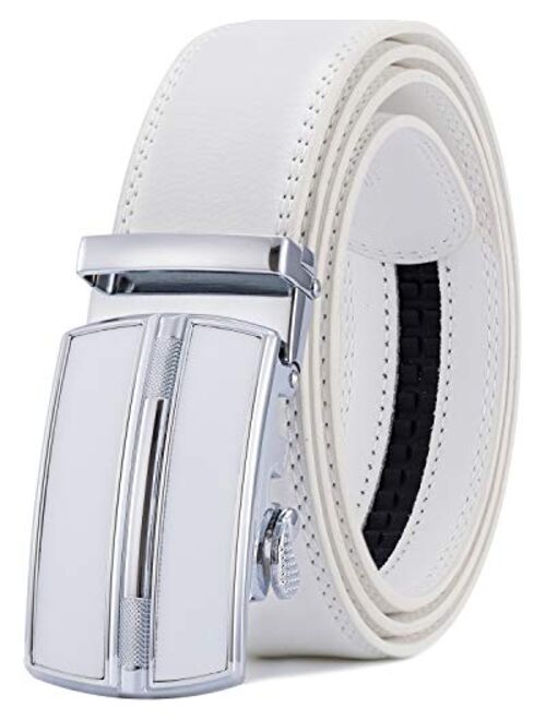 Katusi Men's Belt Genuine Leather Adjustable Kts94