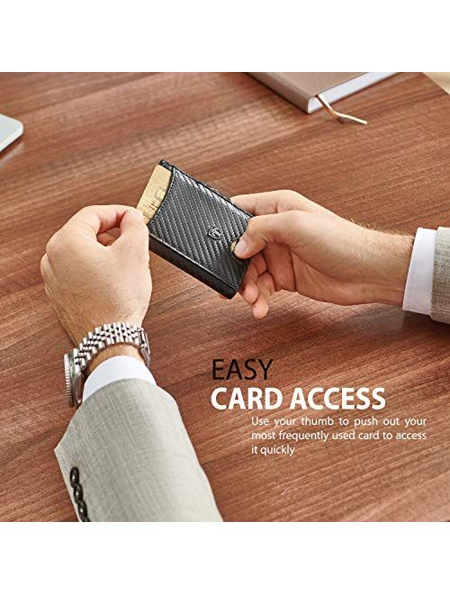 TRAVANDO Money Clip Wallet"RIO" - Mens Wallets slim Front Pocket RFID Blocking Card Holder Minimalist Mini Bifold Gift Box