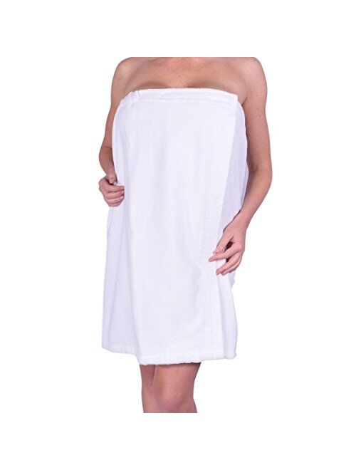 anatolian Women's Body WRAP Towel - 100% Cotton Adjustable Cover Up for Beach Spa Gym Bath Pool