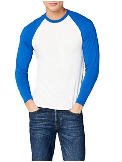 Cotton Colour Block Short sleeve baseball tee