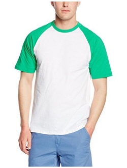 Cotton Colour Block Short sleeve baseball tee