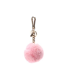 Pom Pom Keychain accessories for Women by Miss Fong,Keychains for Women,Fur Ball