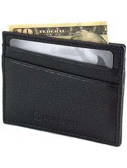 Alpine Swiss RFID Minimalist Oliver Front Pocket Wallet For Men