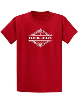 Koloa Surf Custom Graphic Heavyweight Cotton T-Shirts in Regular, Big and Tall