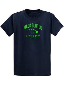 Koloa Surf Custom Graphic Heavyweight Cotton T-Shirts in Regular, Big and Tall