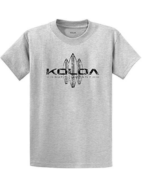 Koloa Surf Custom Graphic Heavyweight Cotton T-Shirts in Regular, Big and Tall