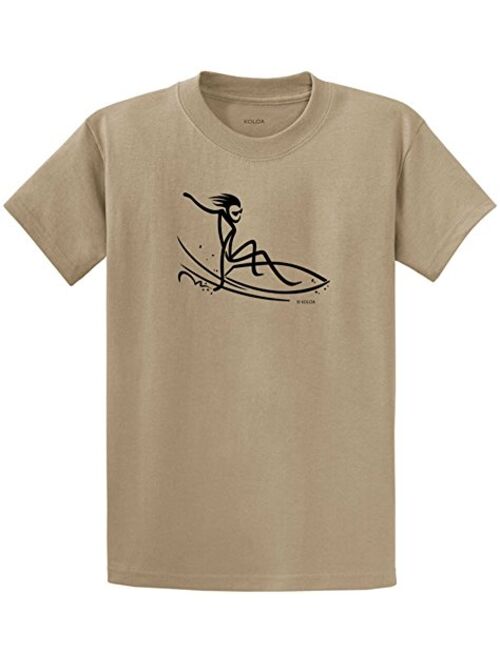 Koloa Surf Custom Graphic Heavyweight Cotton T-Shirts in Regular, Big and Tall