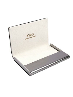 Y&G Men's Fashion Minimalist Leather PU Business Credit ID Card Holder with Magnetic