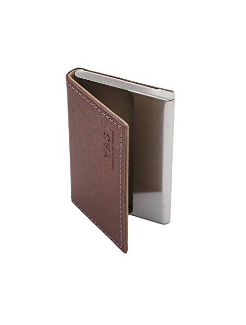 Y&G Men's Fashion Minimalist Leather PU Business Credit ID Card Holder with Magnetic