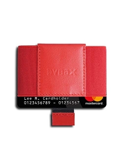 Minimalist Credit Card Holder Wallet - Elastic Front Pocket Slim for Men Women