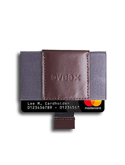 Minimalist Credit Card Holder Wallet - Elastic Front Pocket Slim for Men Women