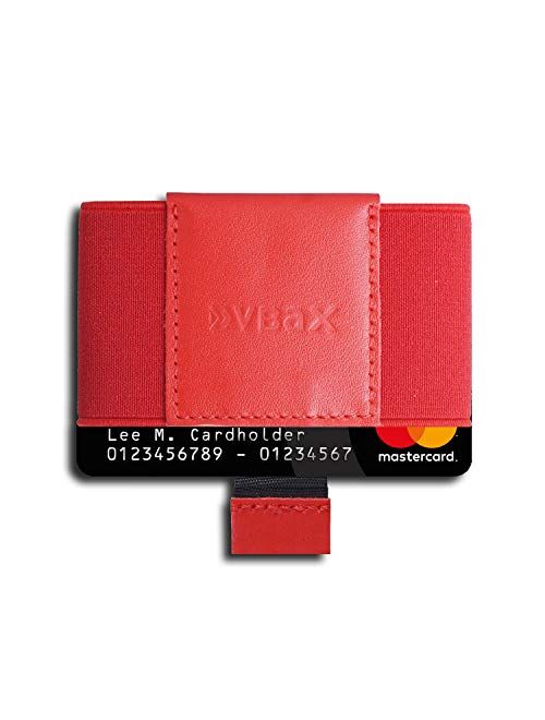 Minimalist Credit Card Holder Wallet - Elastic Front Pocket Slim for Men Women