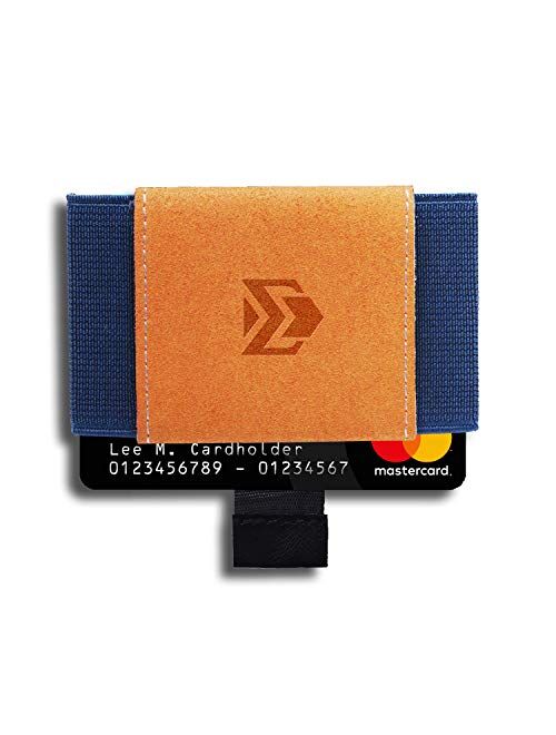 Minimalist Credit Card Holder Wallet - Elastic Front Pocket Slim for Men Women