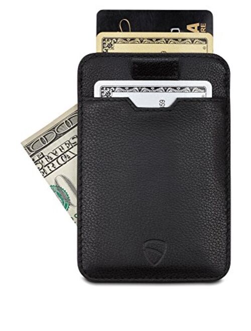 Vaultskin CHELSEA Slim Minimalist Leather Mens Wallet with RFID Blocking, Front Pocket Credit Card Holder