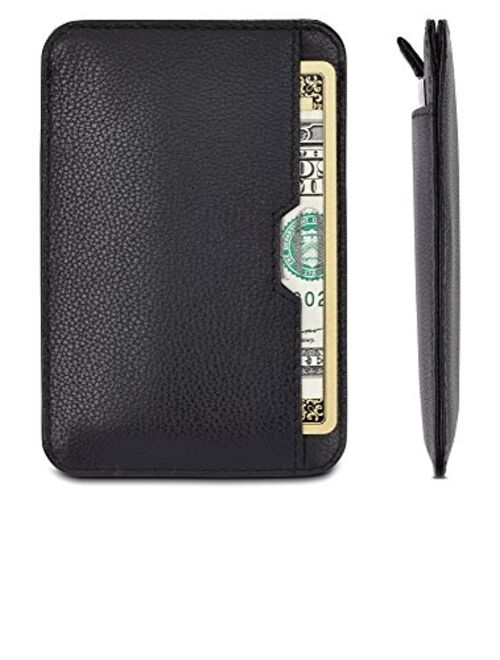 Vaultskin CHELSEA Slim Minimalist Leather Mens Wallet with RFID Blocking, Front Pocket Credit Card Holder