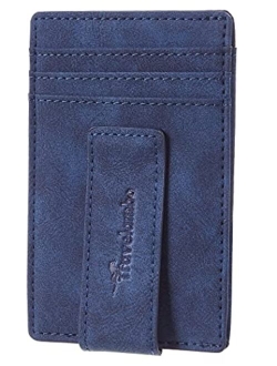 Money Clip Front Pocket Wallet Slim Minimalist Wallet RFID Blocking