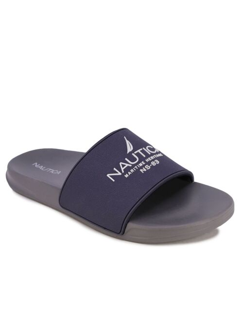 Nautica Men's Athletic Slide Comfort Sandal