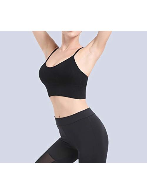 FIZILI Sports Bras for Women Activewear - Ladies Bras for Gym Yoga Running Fitness Workout