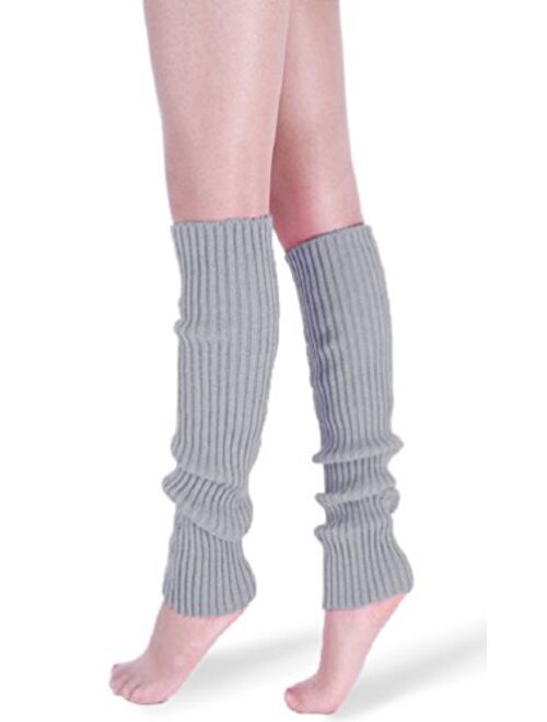 daisysboutique Retro Unisex Adult Junior Ribbed Knitted Leg Warmers